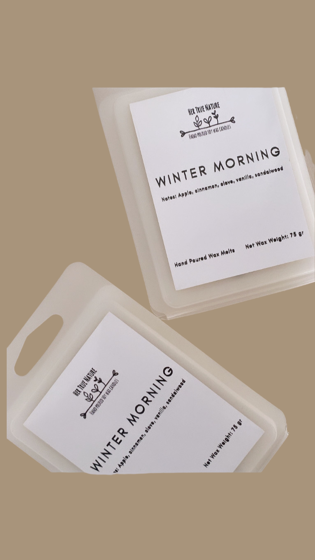 Winter Morning wax melt pack
