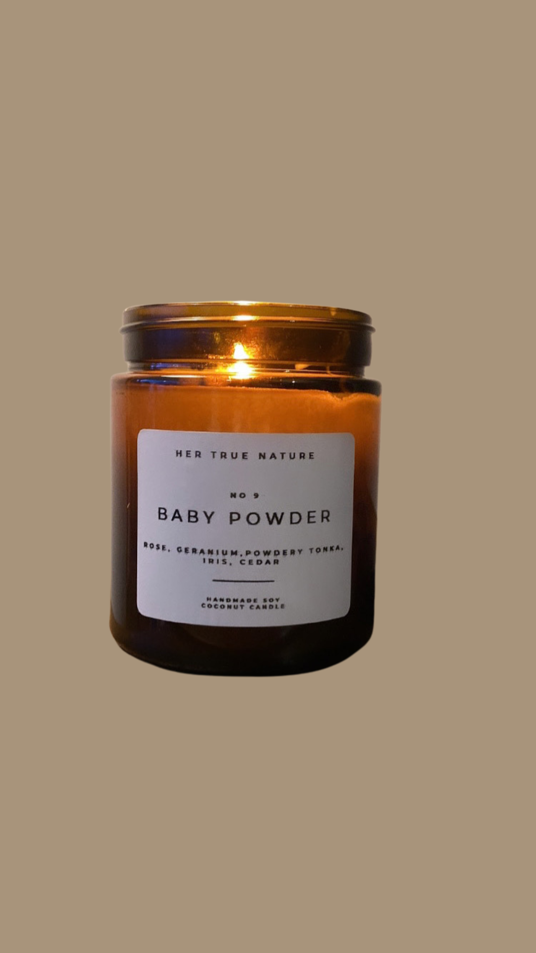 Baby Powder Candle, 3 Wick Candle Jar
